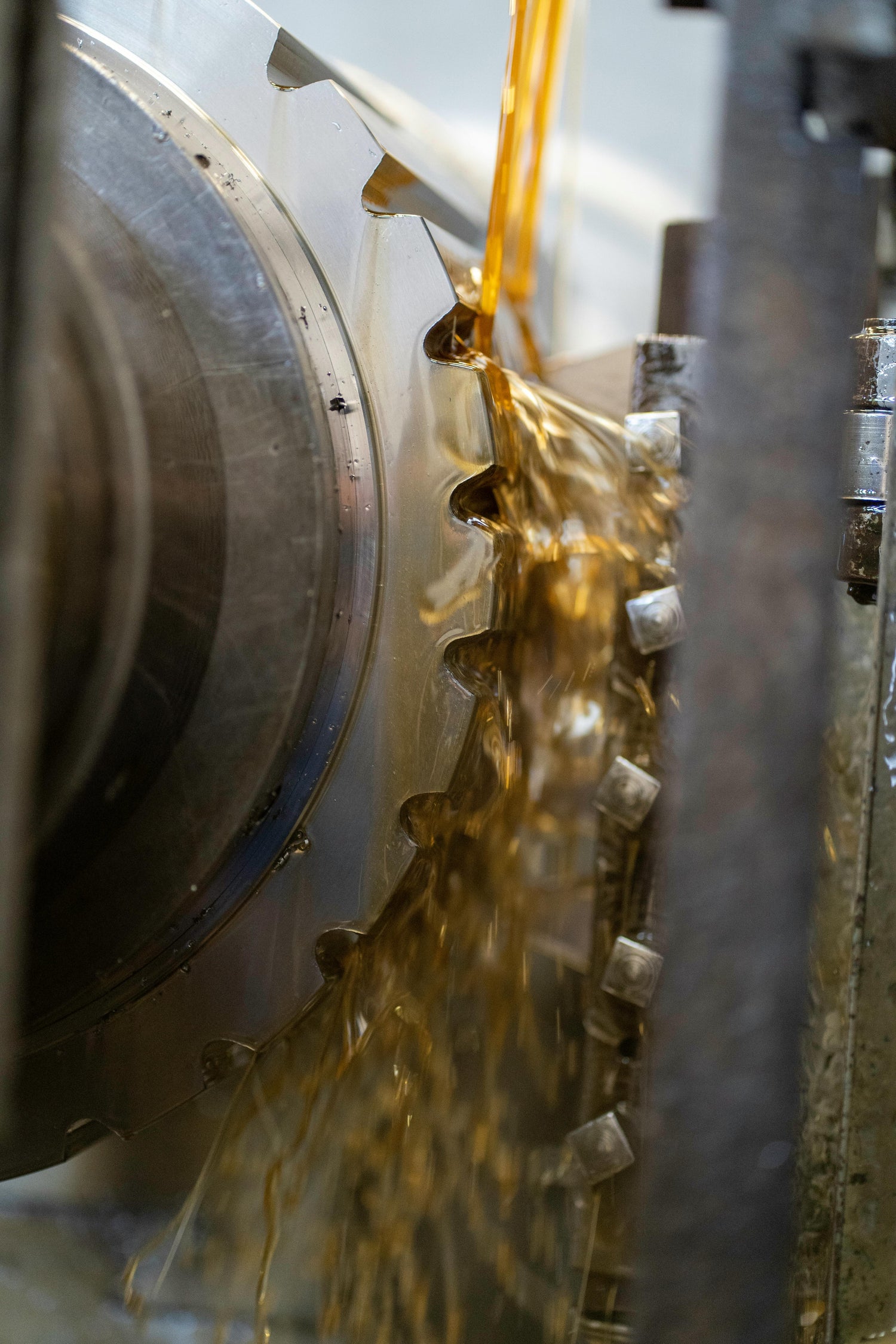 Bearing and circulating oils